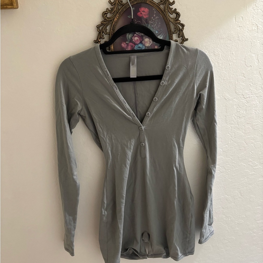 Skims Gray Onesie
